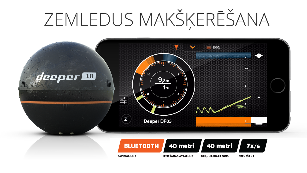 эхолот deeper smart fishfinder 3 0 bluetooth